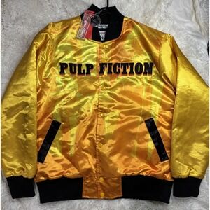 Headgear Classics Mens Pulp Fiction Movie Bad Mother Satin Jacket - w/ TAGS